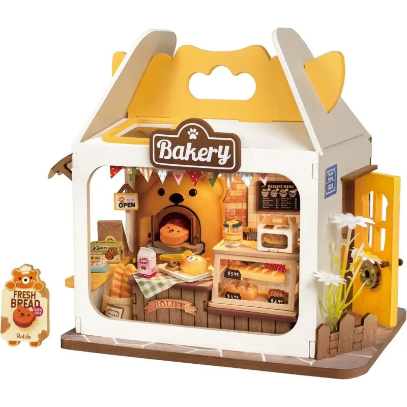 RoboTime Miniatúra domčeka Medvedíkove pekárstvo