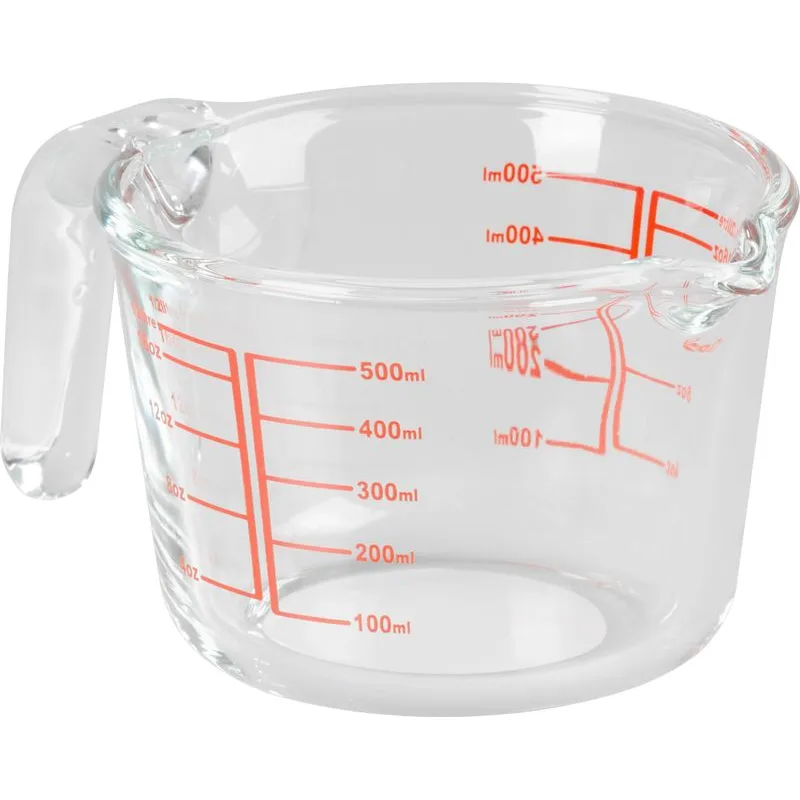 Odmerka MagicHome 500 ml, sklenená, s výlevkou