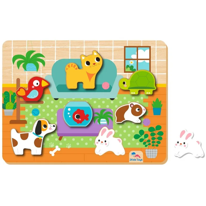 2Kids Toys Vkladacie puzzle Maznáčikovia