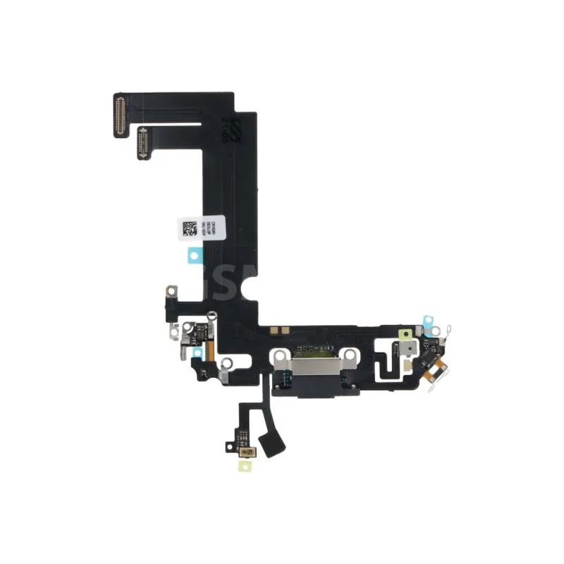 Flex kábel nabíjania iPhone 12 Mini - nabíjací konektor, mikrofón Farba: Čierna