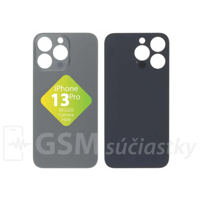 iPhone 13 Pro - Zadné sklo housingu Graphite