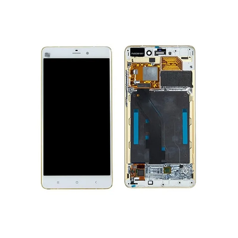 Xiaomi Mi Note Pro - LCD displej + Dotykové sklo a Rám Farba: Biela