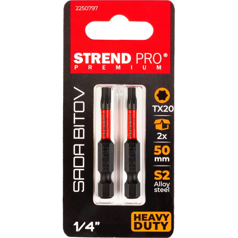 Bit Strend Pro Premium Torx, T 20, bal. 2 ks