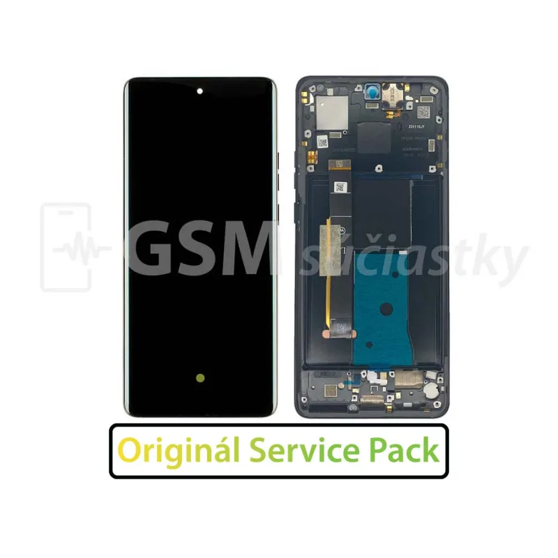 LCD Displej + Dotykové sklo Motorola Edge 40 5G, XT2303-2 Variant:: Čierna