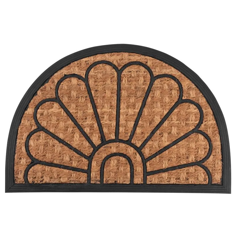 Rohožka pred dvere RBP 139 Peacock – hnedá, 40x60 cm