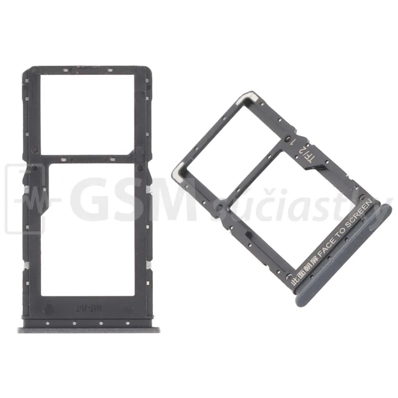 Držiak SIM karty Xiaomi Redmi Note 12s Dual Farba: Čierna