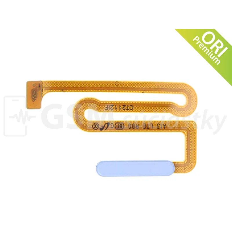 Flex kábel ON/OFF Samsung Galaxy A12 - zapínania, odtlačku prsta Farba: Modrá