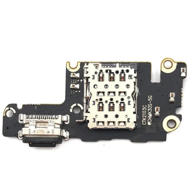 Doska nabíjania Xiaomi Mi 10T, Mi 10T Pro - nabíjací konektor, mikrofón, SIM čitač Variant:: nabíjací konektor, doska a mikrofón