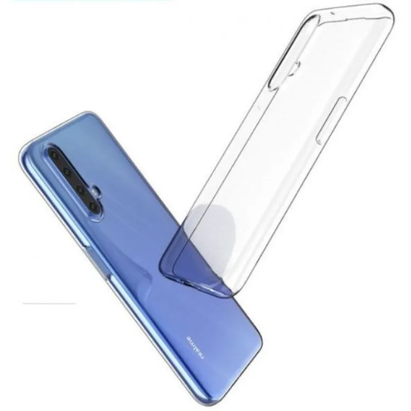 Transparentné Puzdro priesvitné silikónové Realme X50 Farba: Priesvitné 7352