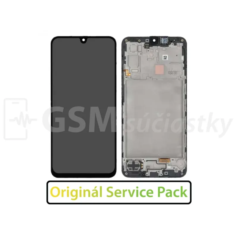 Samsung A175 Galaxy A17 - LCD displej + Dotykové sklo a rám Originál