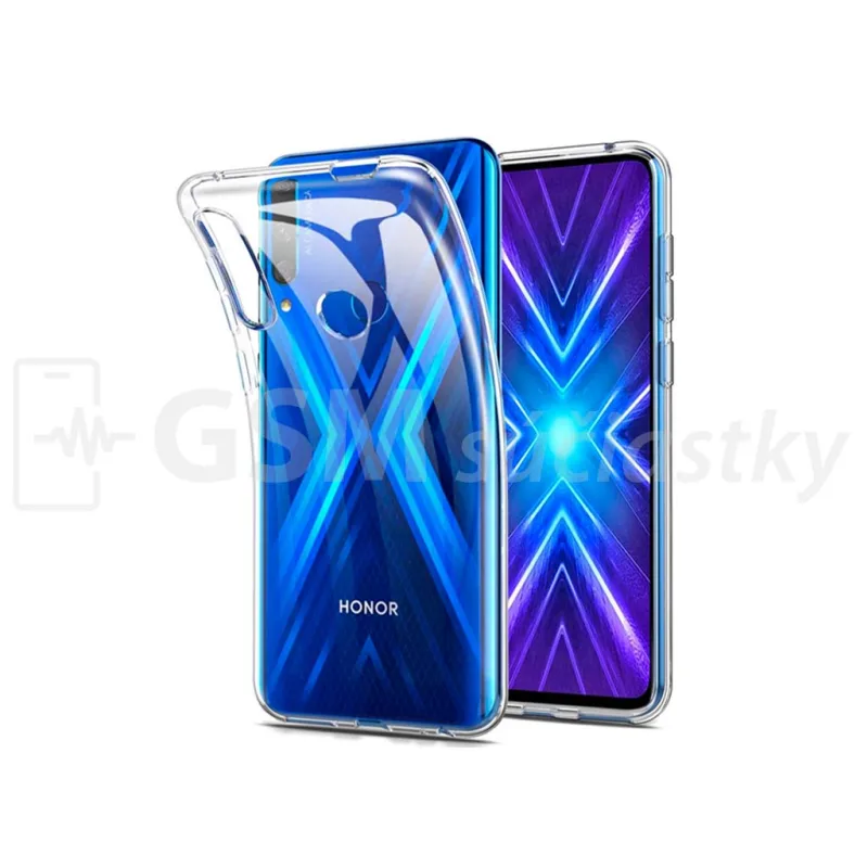 Transparentné Puzdro priesvitné silikónové Huawei Honor 9X, P Smart Z Farba: Priesvitné 6800