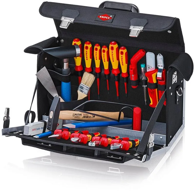 Kufrík KNIPEX 00 21 02 EL – "Elektro", 23-dielny
