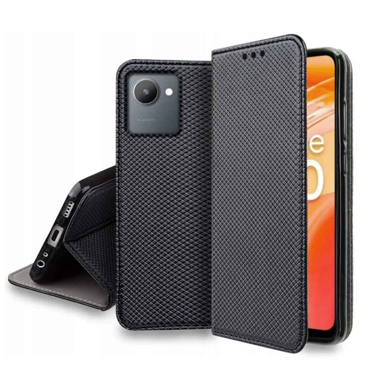 Smart Book Knižkové puzdro Realme C30 Farba: tmavo zelená