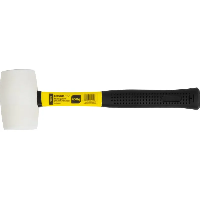 Gumené kladivo WhiteHead, 450 g, kovová rúčka, 310 mm