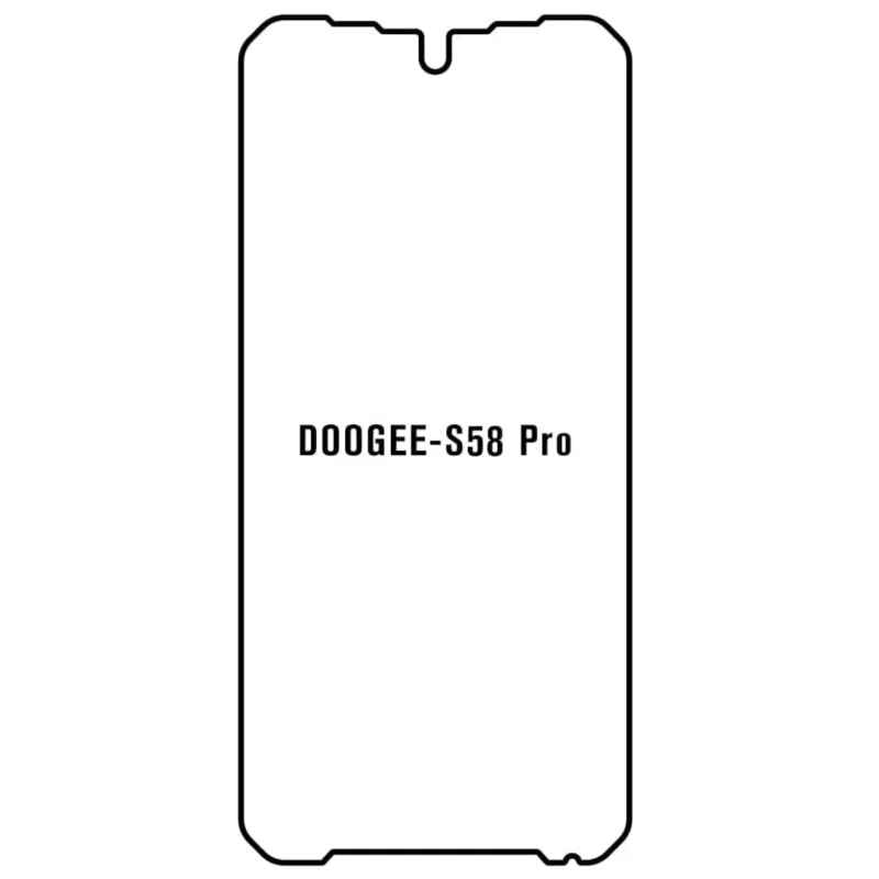 Ochranná fólia Sunshine Hydrogel pre Doogee S58 Pro Variant:: predná čirá