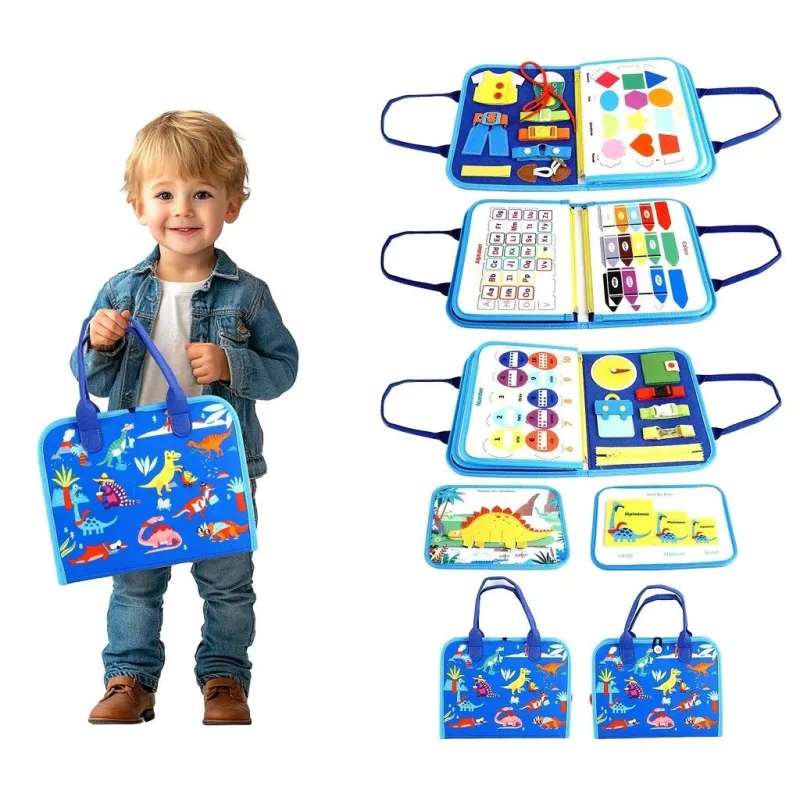 2Kids Toys Senzorická busy kniha Dinosaury 2