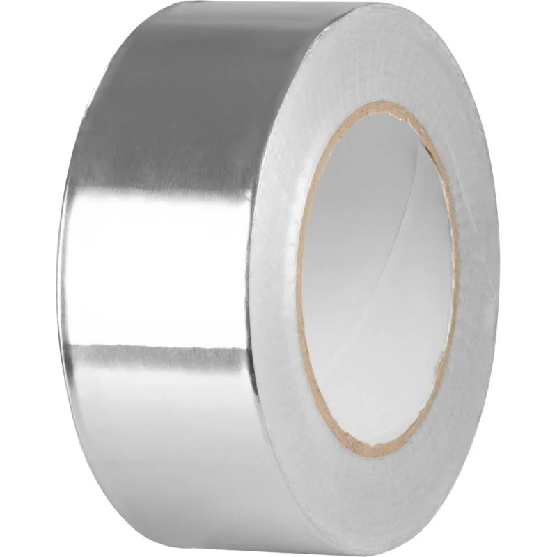 Páska Strend Pro, 50 mm, L-50 m, Alu, zosilnená, lepiaca, hliniková