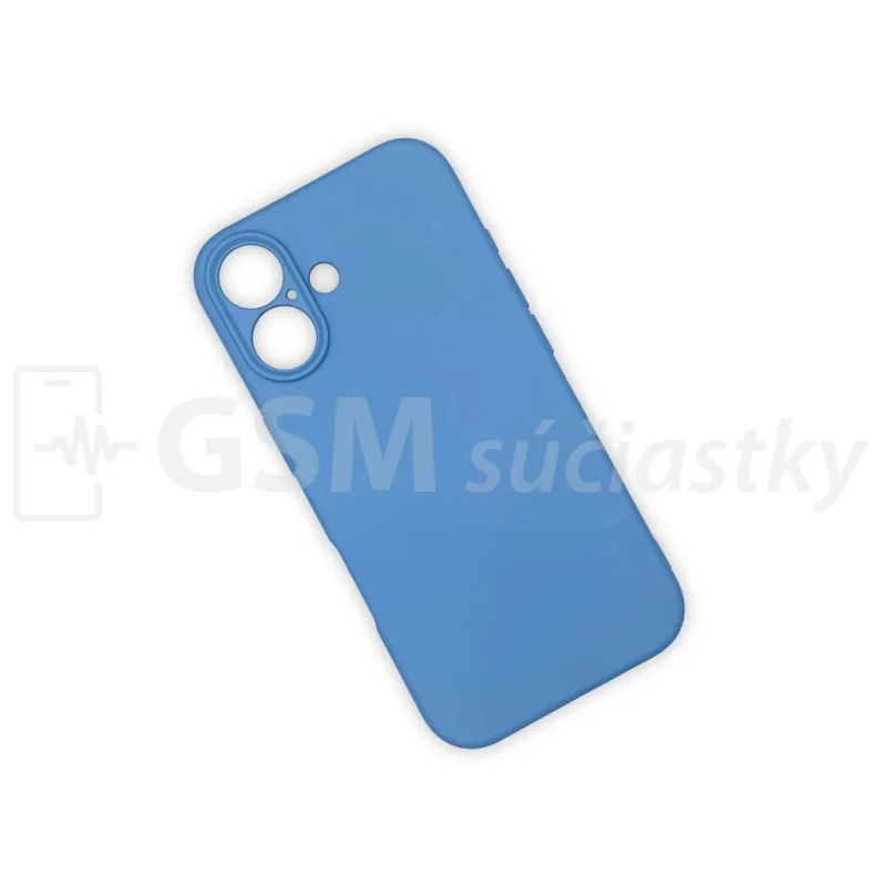 Soft Flex Silikónový kryt na mobil iPhone 16, Svetlo Modrý