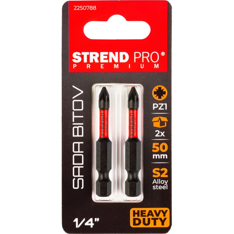 Bit Strend Pro Premium Pozidriv, PZ 1, bal. 2 ks