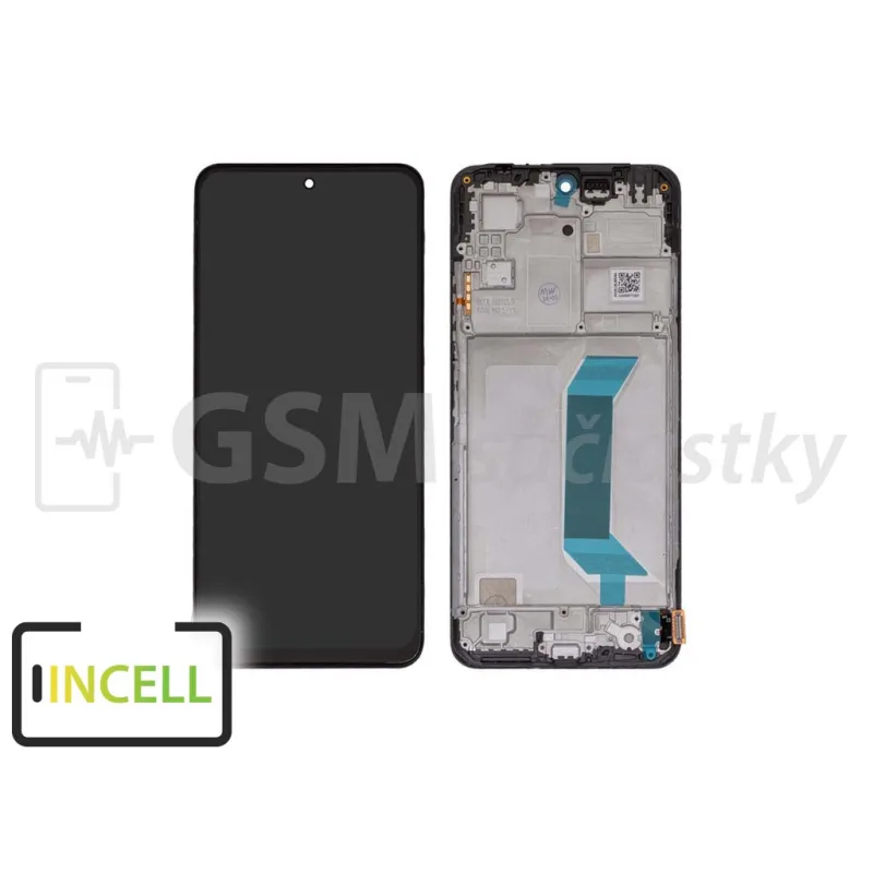 LCD displej + Dotykové sklo a Rám Xiaomi Redmi Note 12 5G, Poco X5 5G - incell