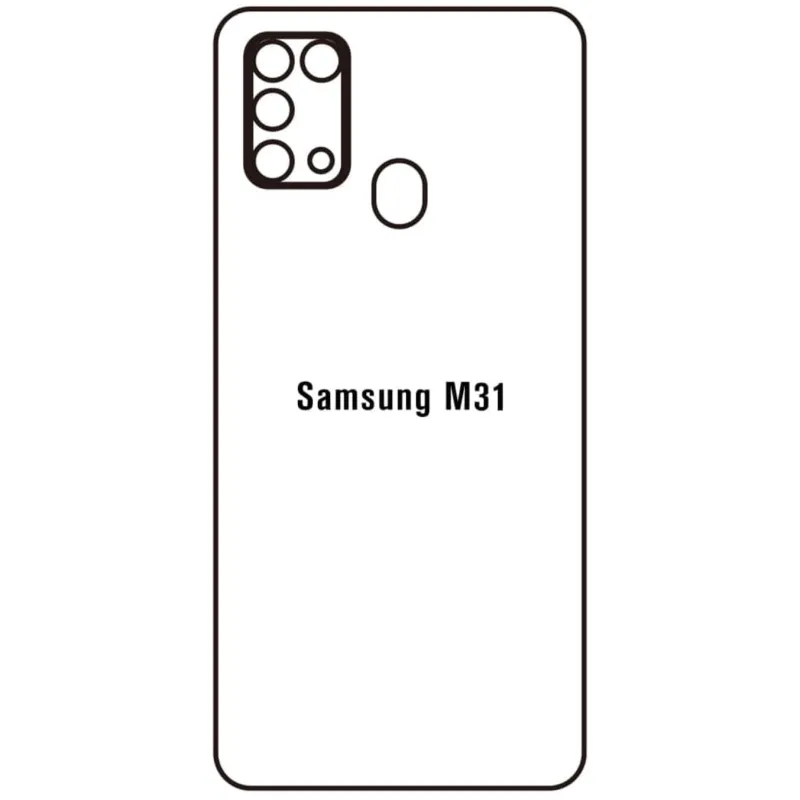 Ochranná fólia Sunshine Hydrogel pre Samsung Galaxy M31 (SM-M315) Variant:: zadná matná