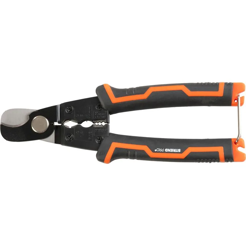 Kliešte Strend Pro, 175 mm, štikacie, na lanká, káble a drôt, krimpovacie