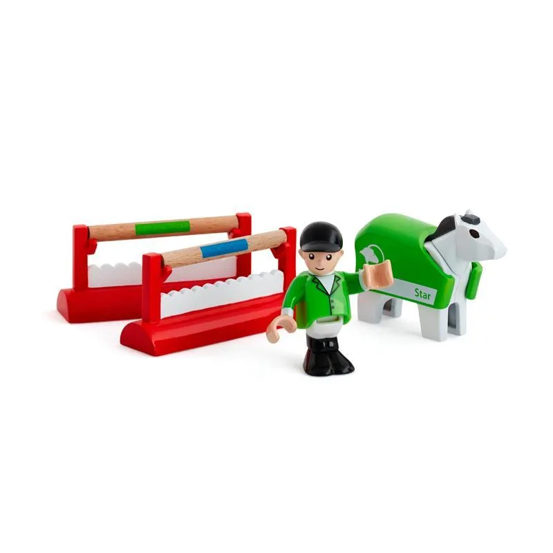 Brio Kôň, jazdec a dostihové prekážky