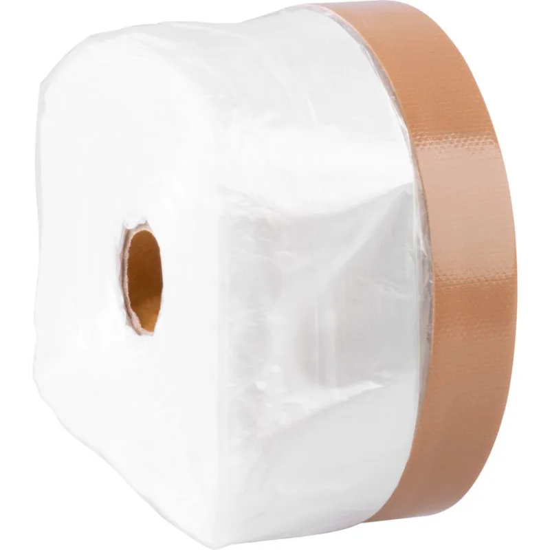 Fólia krycia 550 mm × 25 m, PE, s látkovou páskou, zakrývacia