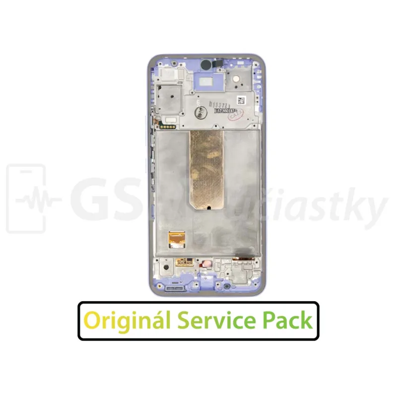 LCD Displej + Dotykové sklo + Rám Samsung Galaxy A54 5G Farba: Awesome Violet