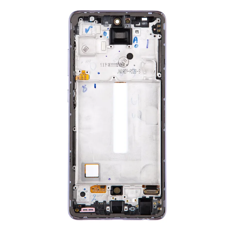 Samsung Galaxy A52, A52 5G - LCD displej + Dotykové sklo a Rám Originál Farba: Violet