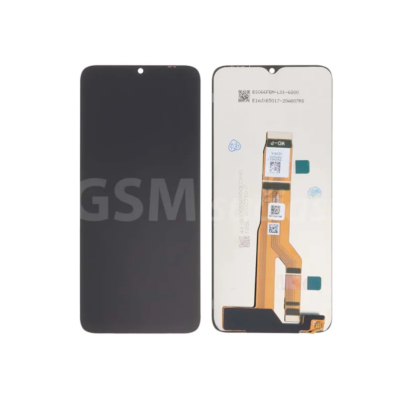 LCD displej + dotykové sklo Honor X6a Farba: Čierna