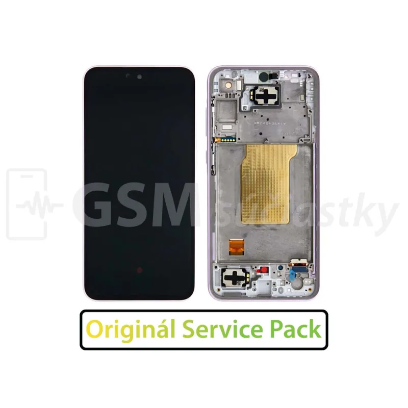 LCD Displej + Dotykové sklo Samsung A356B Galaxy A35 5G - originál Farba: Fialová