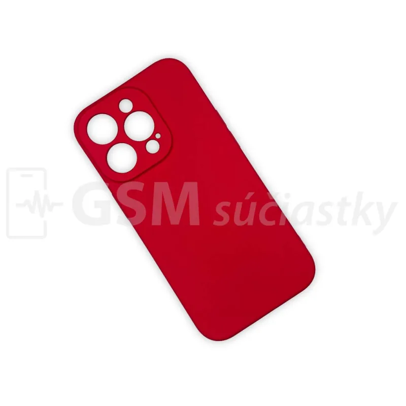 Soft Flex Silikónový kryt na mobil iPhone 14 Pro, Červené