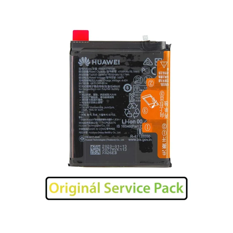 Batéria Huawei P40 Pro - HB536378EEW Variant:: Originál - Service Pack