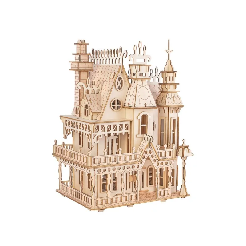 Woodcraft Drevené 3D puzzle Fantasy vila