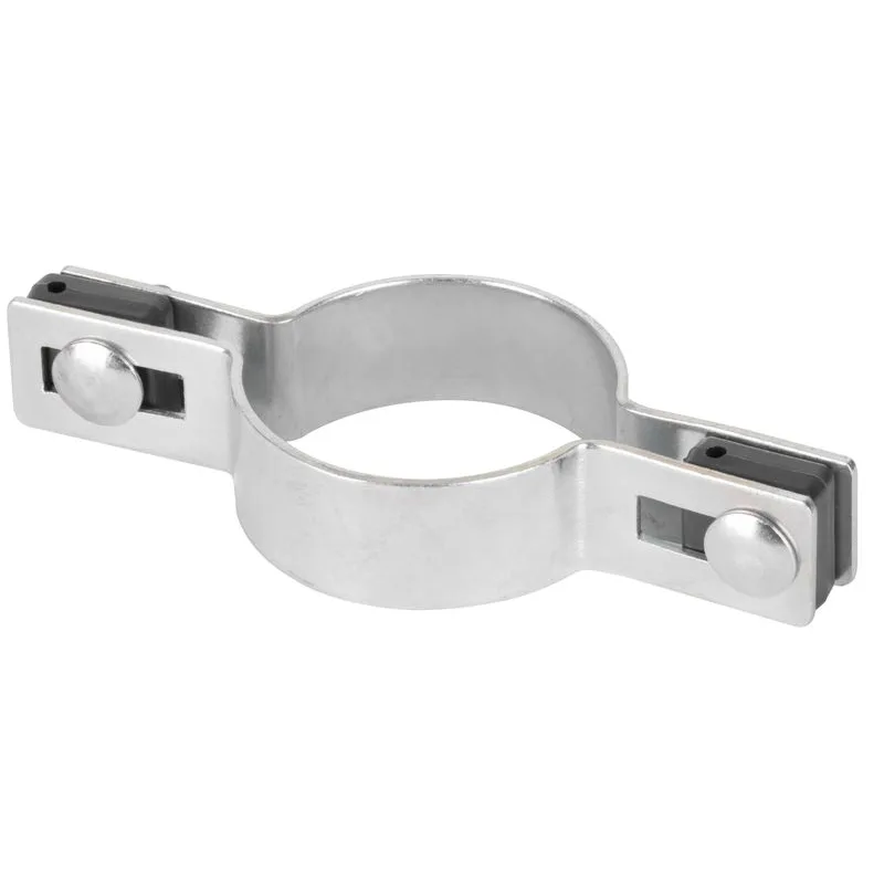 Objímka na okrúhly stĺpik 38 mm, priebežná, pozinkovaná