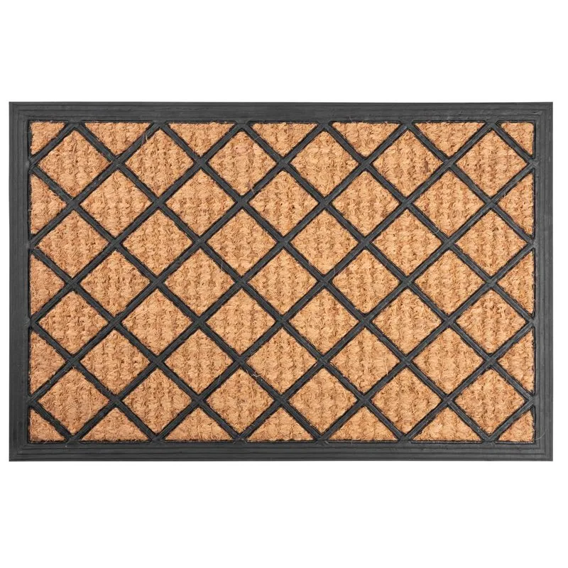 Rohožka pred dvere RBB 108 Hence – čiernohnedá, 40x60 cm