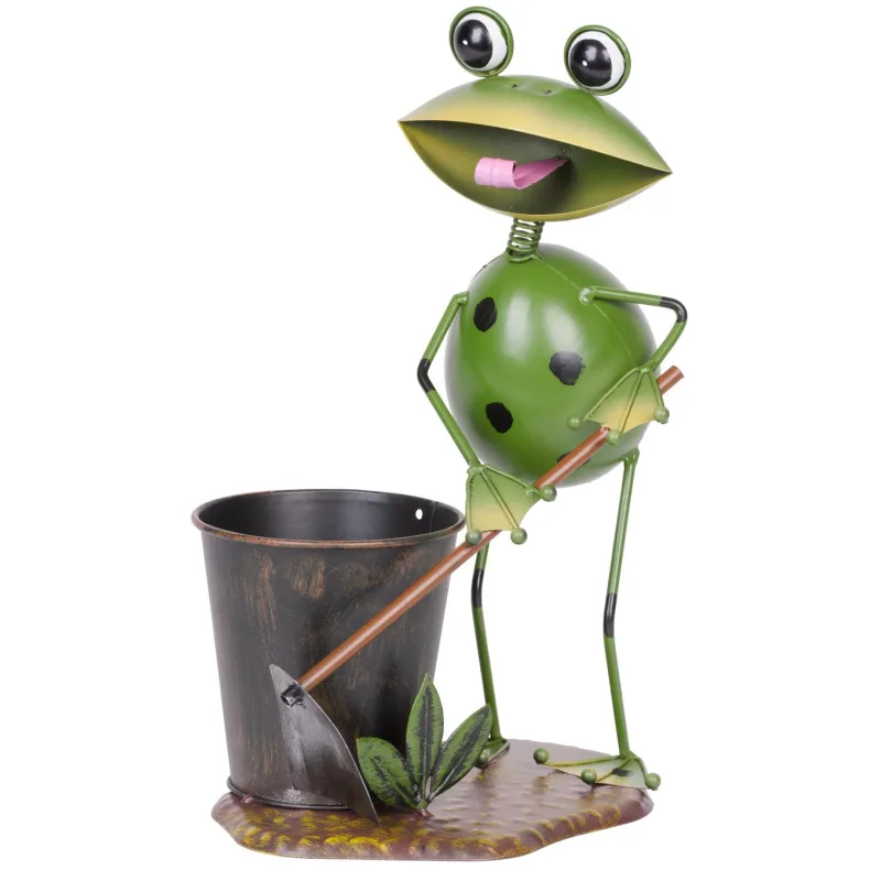 Záhradná dekorácia Mecco 4086, Žabiak záhradník, 33 cm