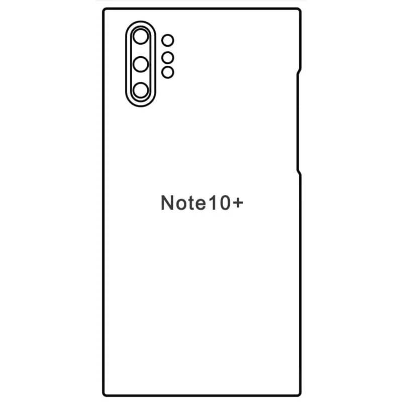 Ochranná fólia Sunshine Hydrogel pre Samsung Galaxy Note 10 Plus (SM-N975) Variant:: zadná čirá