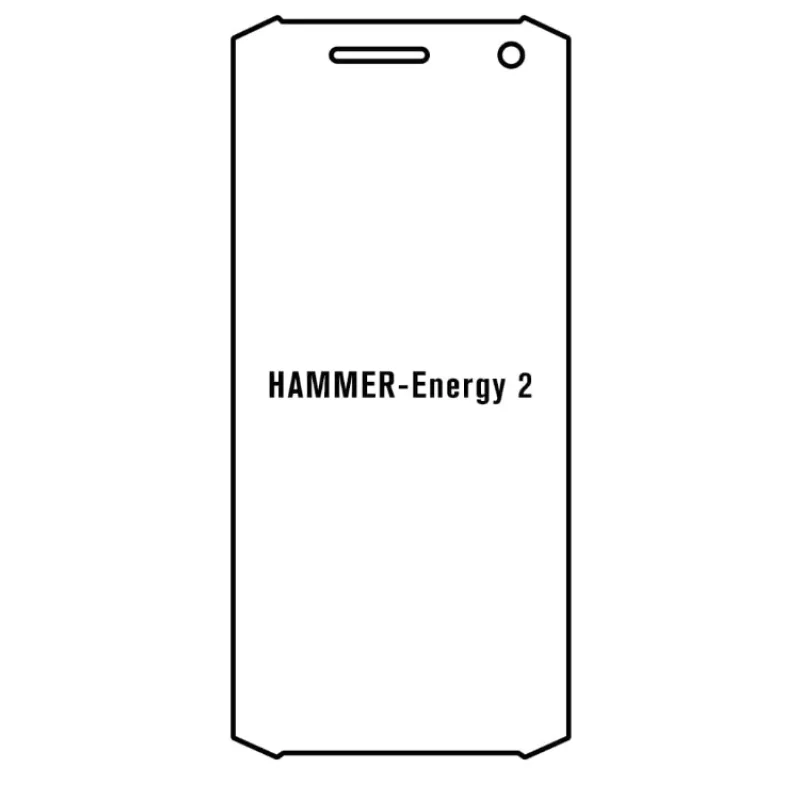 Hydrogel ochranná fólia pre MyPhone Hammer Energy 2 Variant:: predná čirá