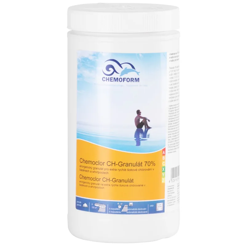 Chlór Chemoform 0401, Super šok 70%, nestabilizovaný, 1 kg
