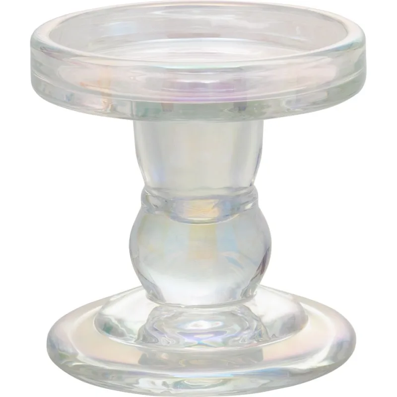 Stojan na sviečku MagicHome Vianoce, sklo, 8,5x8,3 cm