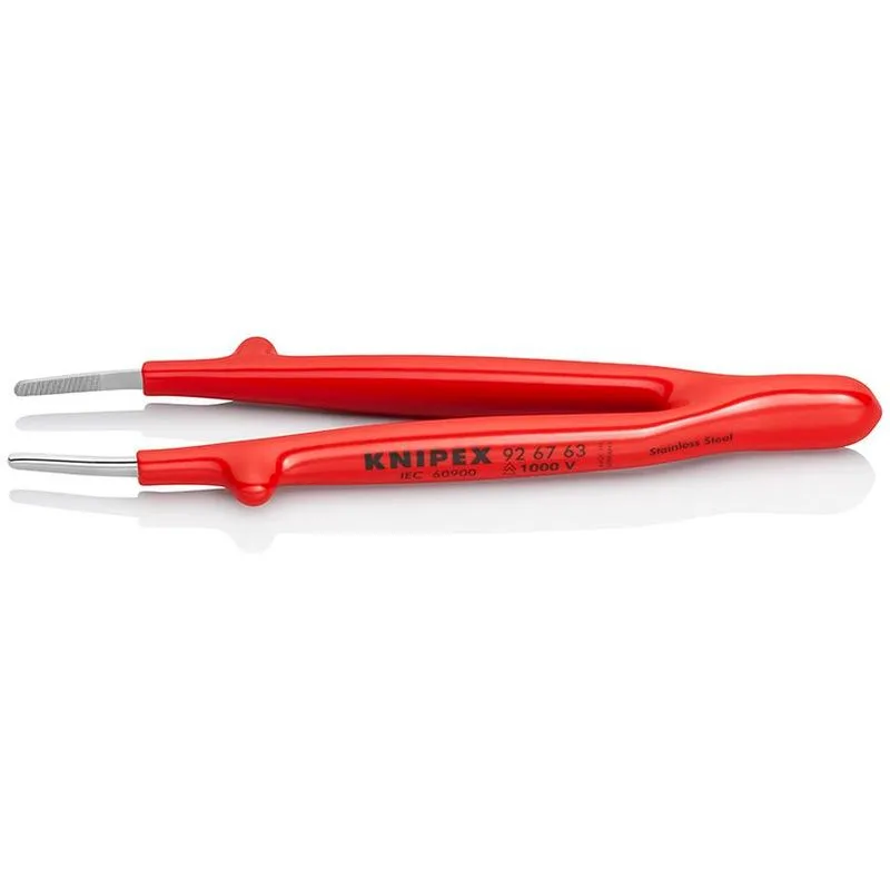 Pinzeta KNIPEX 92 67 63 – 145 mm, izolovaná, rovná, VDE