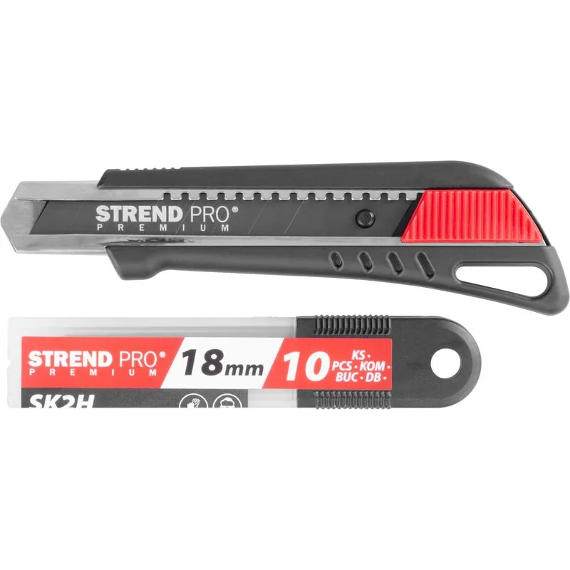 Nôž Strend Pro Premium FD781, BlackMatt, 18 mm, SoftTouch