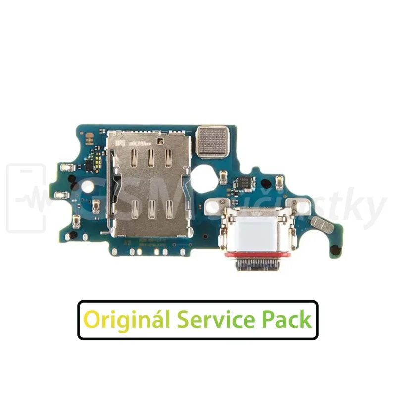 Doska nabíjania Samsung Galaxy S21 5G, G991 - nabíjací konektor, mikrofón