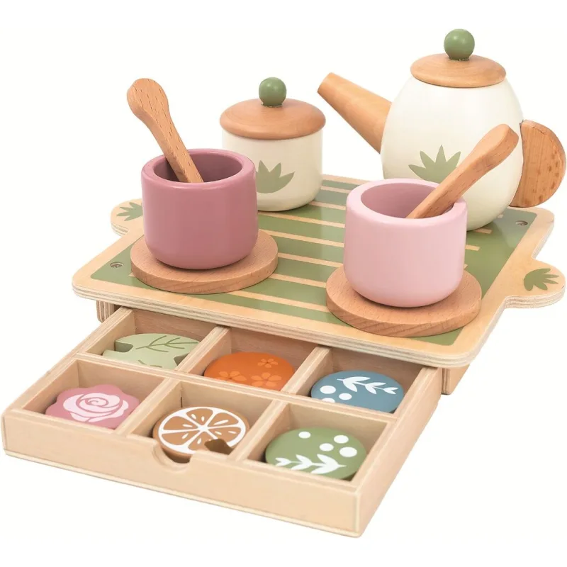 2Kids Toys Drevená čajová súprava