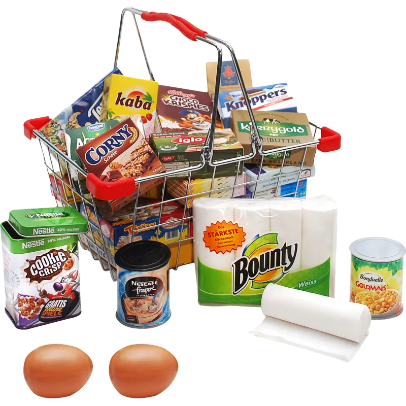 Kovový nákupný košík pre deti