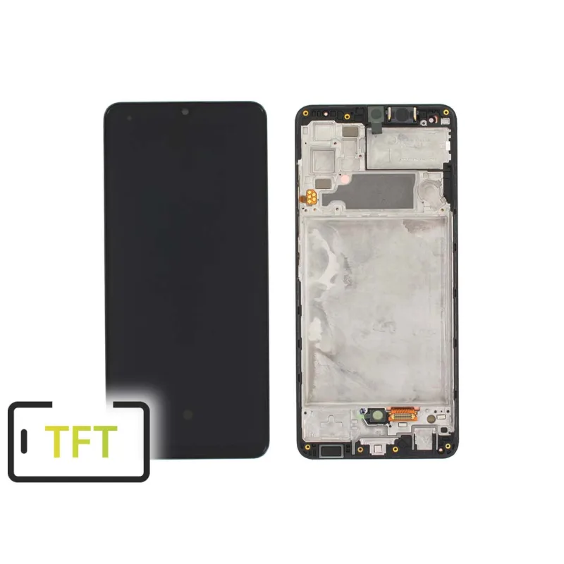 LCD Displej + Dotykové sklo + Rám Samsung Galaxy A32 LTE 4G (A325) Farba: Čierna
