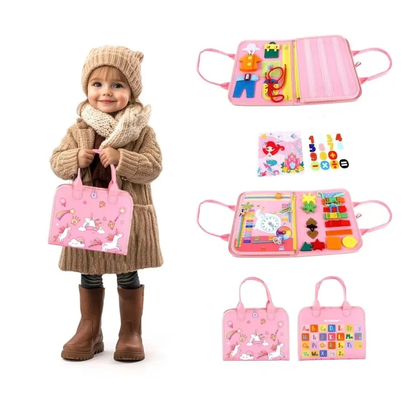 2Kids Toys Senzorická busy kniha Jedonorožec 1