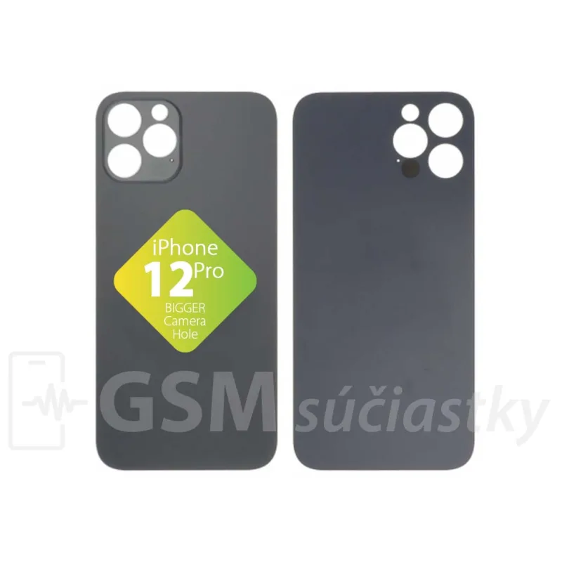 iPhone 12 Pro - Zadné sklo housingu Graphite